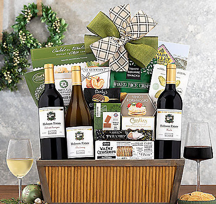 Hobson_Estate_Red_&_White_Trio_:Wine_Gift_Basket